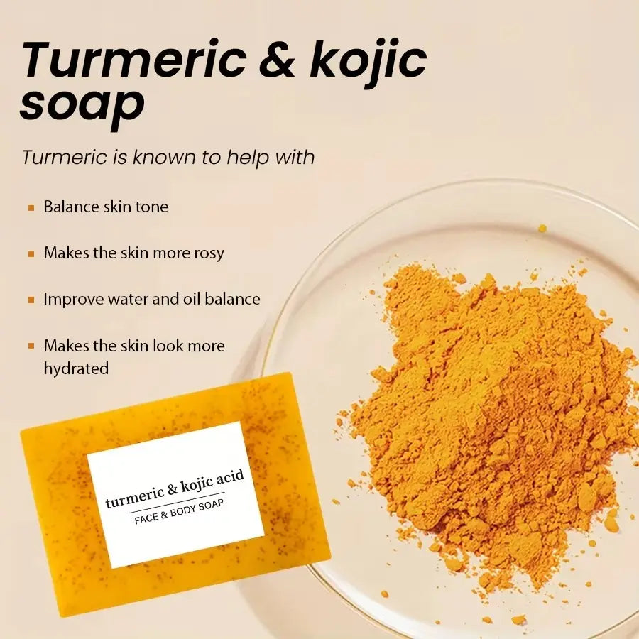 KojiAcid Turmeric Lemon Anti-Acne Whitening Soap
