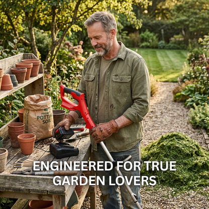 3-in-1 Cordless Power Trimmer with 2 Batteries