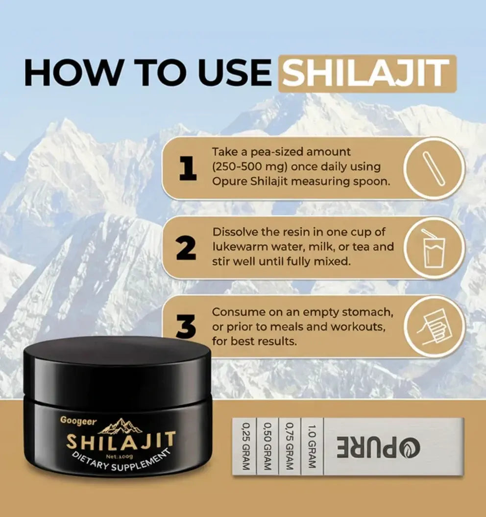 Pure Himaliyan Shilajit – Energy, Strength & Stamina - 100 Gram