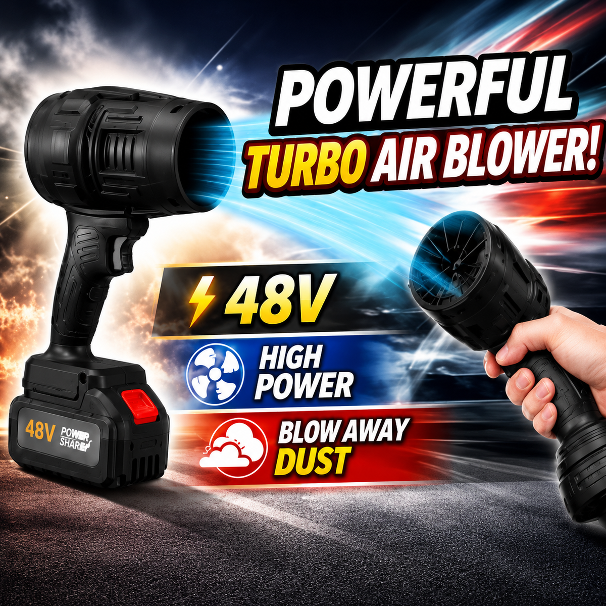 Multipurpose Ultra High-Speed Fan Blower – Cleaning, Dusting & Much More.