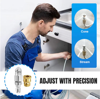 Powerful Pipe Cleaning and Unclogging Nozzle