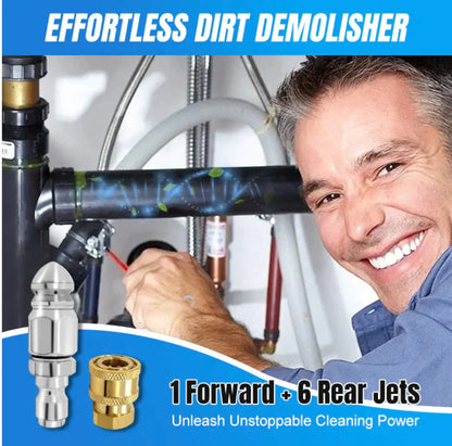 Powerful Pipe Cleaning and Unclogging Nozzle