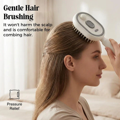Electric Massage Hair Brush - Hair Straightener Brush.