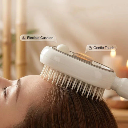 Electric Massage Hair Brush - Hair Straightener Brush.